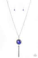 EMP - Silver Necklace with Blue Stone
