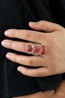 EMP - Silver Ring with Brown stones
