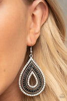 EMP - Black and Silver earrings