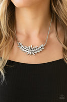 Pink Friday - Stunningly Silver Necklace